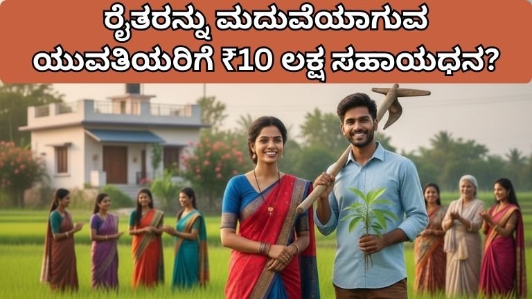 karnataka-farmers-marriage-incentive-10-lakh
